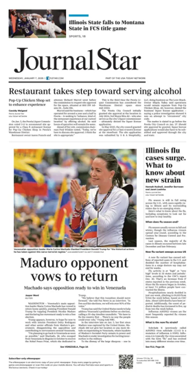 Cover of Journal Star (Peoria)