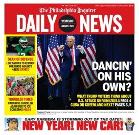 Cover of Philadelphia Daily News