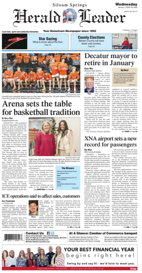 Cover of Siloam Springs Herald Leader