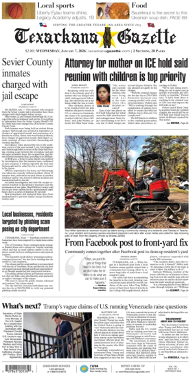 Cover of Texarkana Gazette