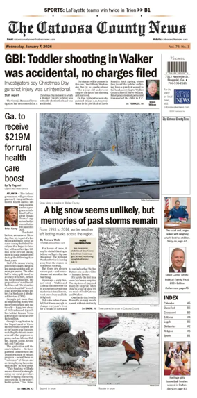 Cover of The Catoosa County News