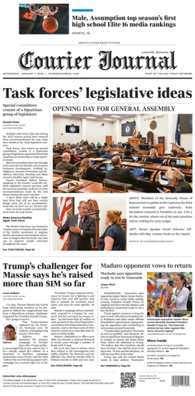 Cover of The Courier-Journal (Louisville)