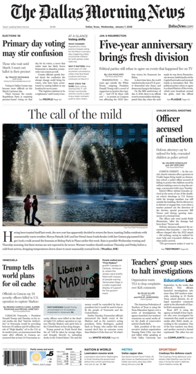Cover of The Dallas Morning News
