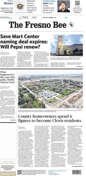 Cover of The Fresno Bee