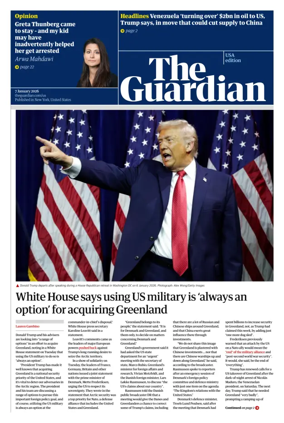 Cover of The Guardian (USA)