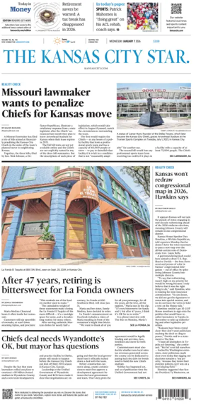 Cover of The Kansas City Star