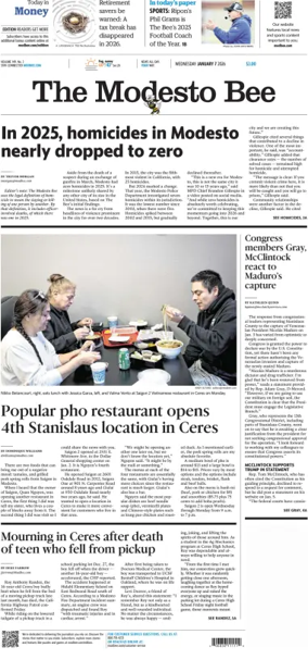 Cover of The Modesto Bee