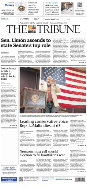 Cover of The Tribune (SLO)