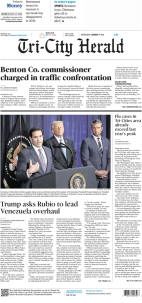 Cover of Tri-City Herald