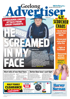 Cover of Geelong Advertiser
