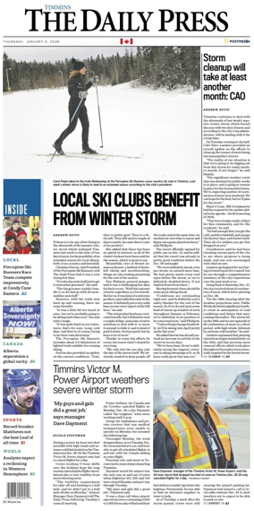 Cover of The Daily Press (Timmins)