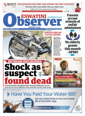 Cover of Eswatini Observer