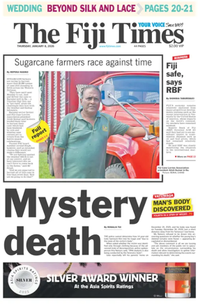 Cover of The Fiji Times