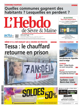 Cover of L'Hebdo de Sevre et Maine