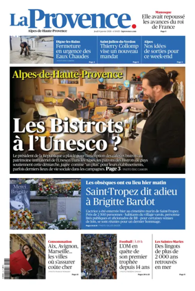 Cover of La Provence Alpes-de-Haute-Provence