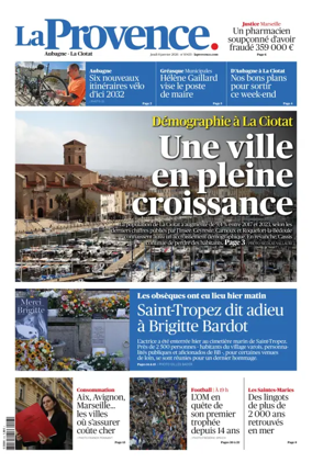 Cover of La Provence Aubagne-La Ciotat