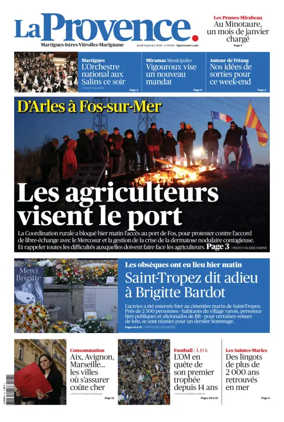 Cover of La Provence Martigues-Istres-Vitrolles-Marignane