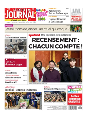 Cover of Le Petit Journal - L'hebdo local du Lot