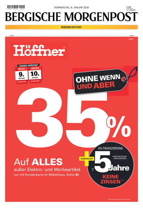 Cover of Bergische Morgenpost Wermelskirchen/Huckeswagen/Radevormwald