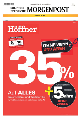 Cover of Solinger Bergische Morgenpost/Remscheid