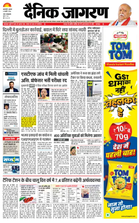 Cover of Dainik Jagran - Varanasi