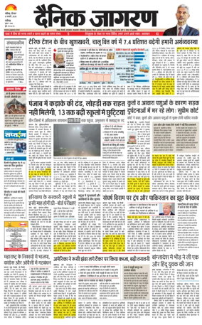 Cover of Dainik Jagran - Chandigarh