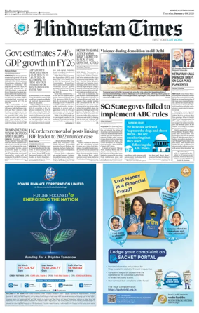 Cover of Hindustan Times Uttarakhand