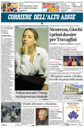 Cover of Corriere dell'Alto Adige