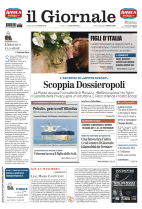 Cover of Il Giornale (Italy)