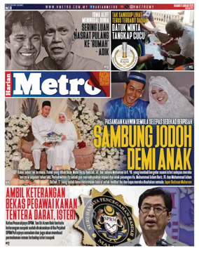 Cover of Harian Metro