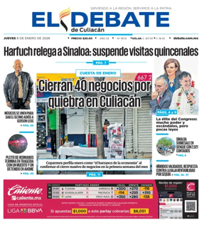 Cover of El Debate de Culiacan