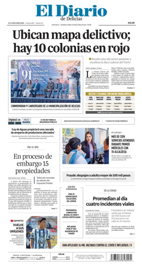 Cover of El Diario de Delicias