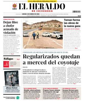 Cover of El Heraldo de Chihuahua