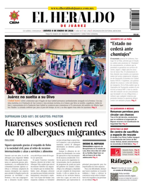 Cover of El Heraldo de Juarez