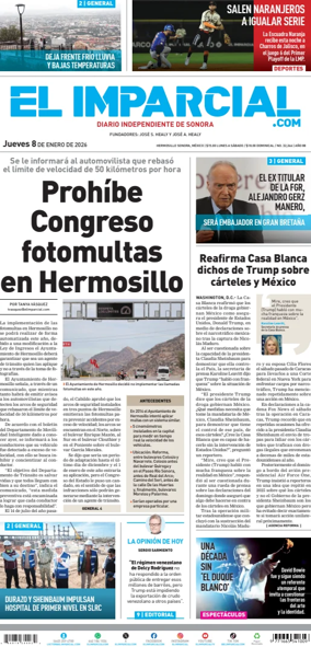 Cover of El Imparcial