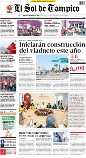 Cover of El Sol de Tampico