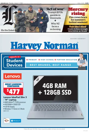 Cover of The New Zealand Herald