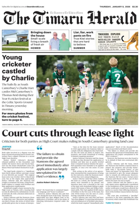 Cover of The Timaru Herald