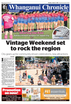 Cover of Wanganui Chronicle