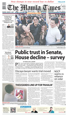 Cover of The Manila Times
