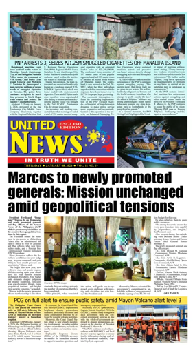 Cover of United News - English Edition