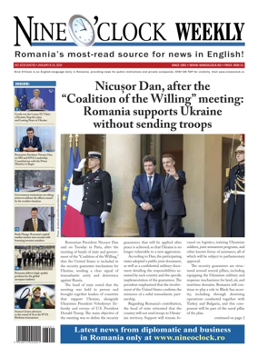 Cover of Nine o clock Weekly (Romania)