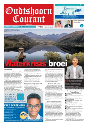 Cover of Oudtshoorn Courant