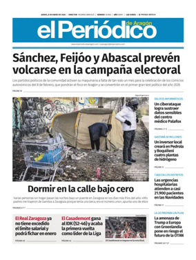 Cover of El Periodico Aragon