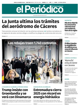 Cover of El Periodico Extremadura