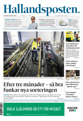 Cover of Hallandsposten