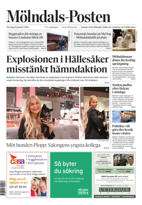 Cover of Molndals-Posten