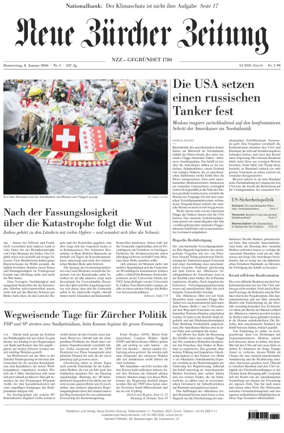 Cover of Neue Zurcher Zeitung