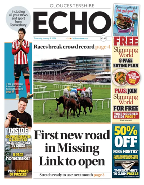 Cover of Gloucestershire Echo