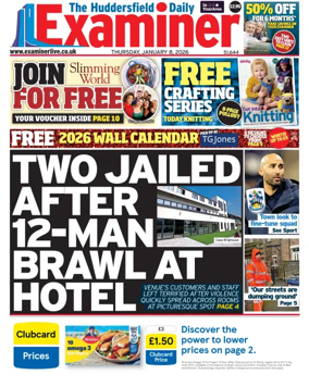 Cover of Huddersfield Daily Examiner